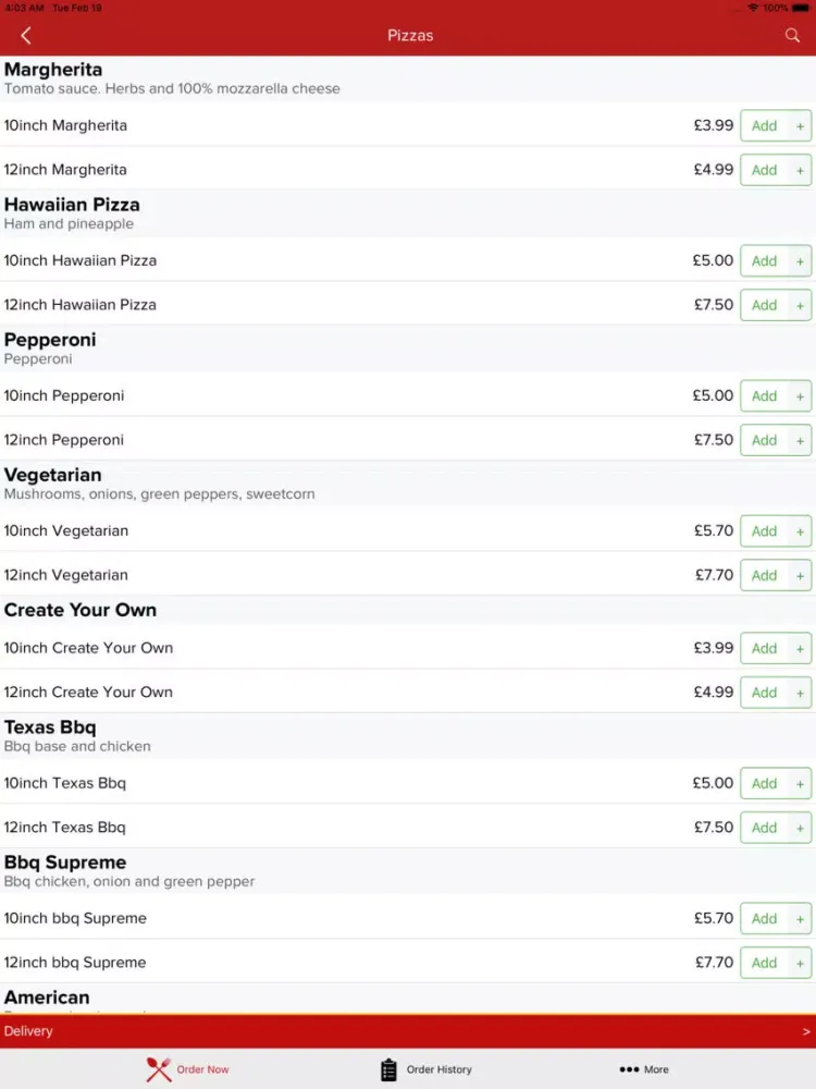 Zrzuty ekranu Dixy Chicken Sale iPad 