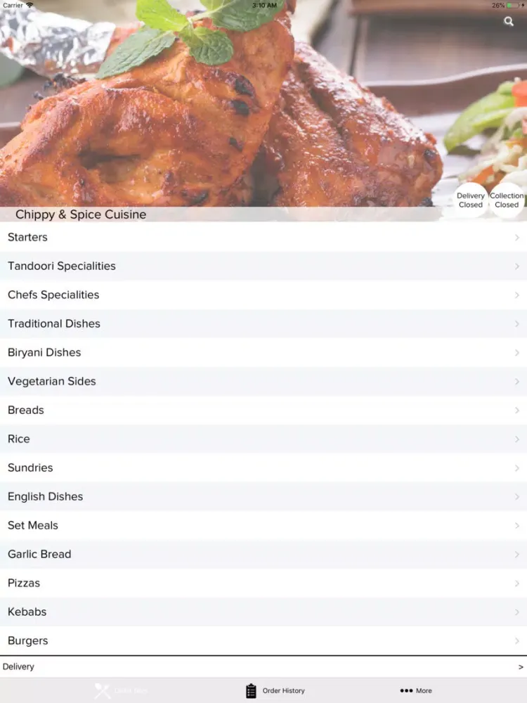 Chippy Spice Cuisine iPad 应用截图