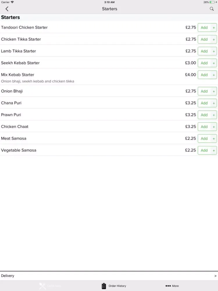 Chippy Spice Cuisine iPad 应用截图