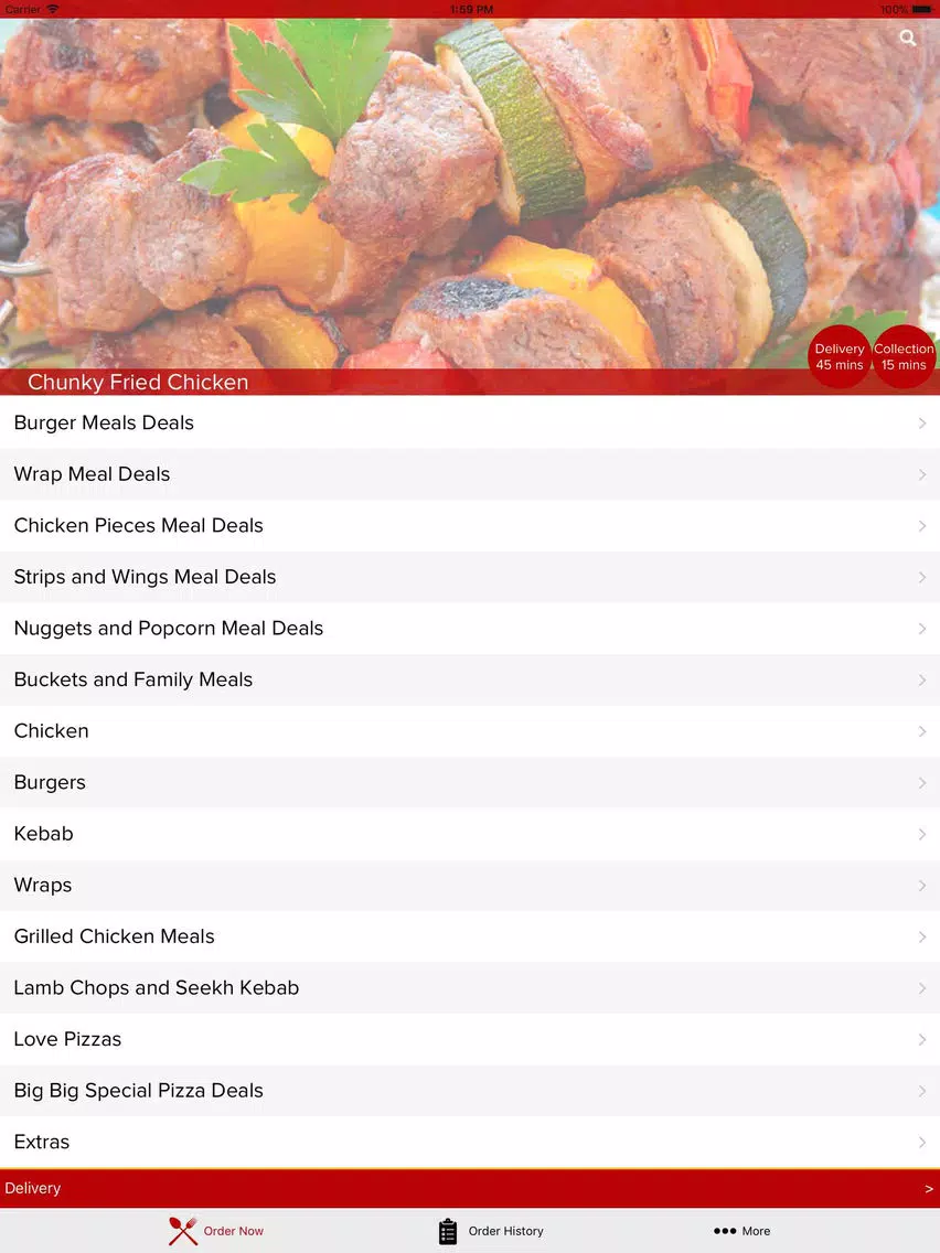 Chunky Peri Chicken iPad  スクリーンショット
