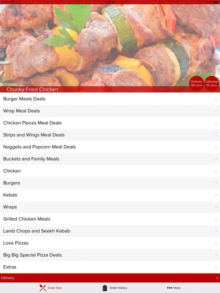 Tangkapan layar Chunky Peri Chicken iPad 