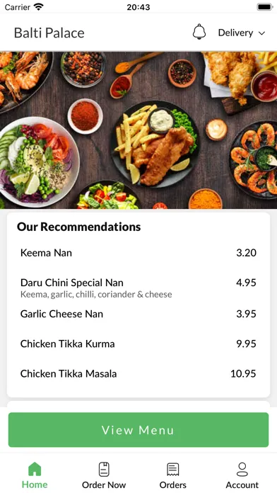 Balti Palace - Stafford 스크린샷