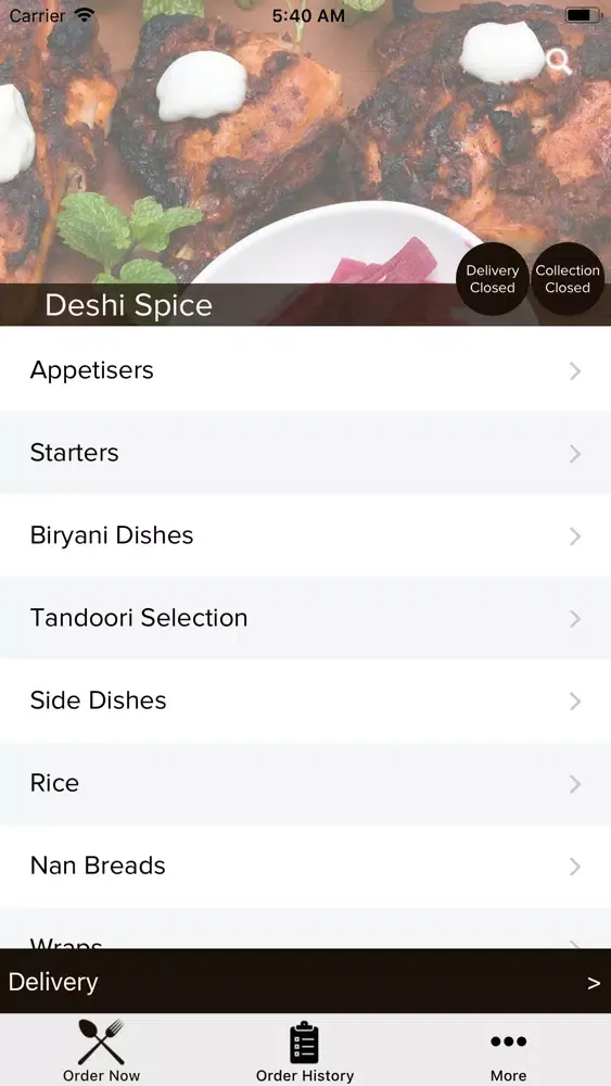 Ảnh chụp màn hình của Deshi Spice