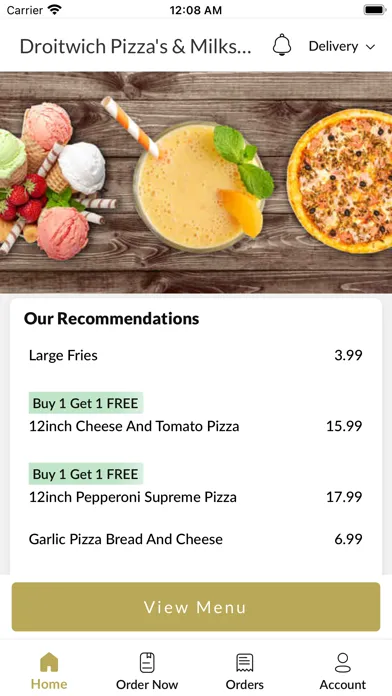 Droitwich Pizza's & Milkshakes應用截圖