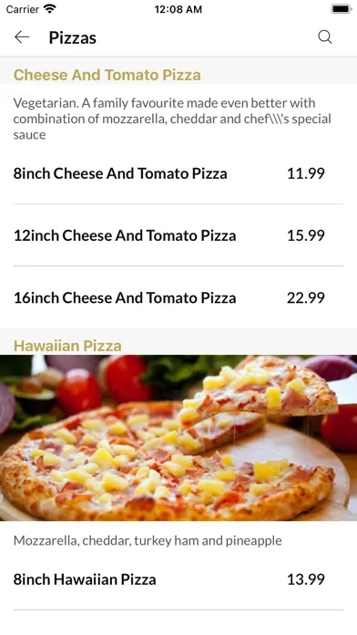 Droitwich Pizza's & Milkshakes應用截圖