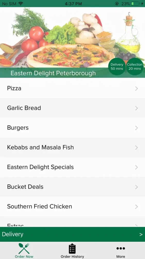 ภาพหน้าจอของ Eastern Delight Peterborough