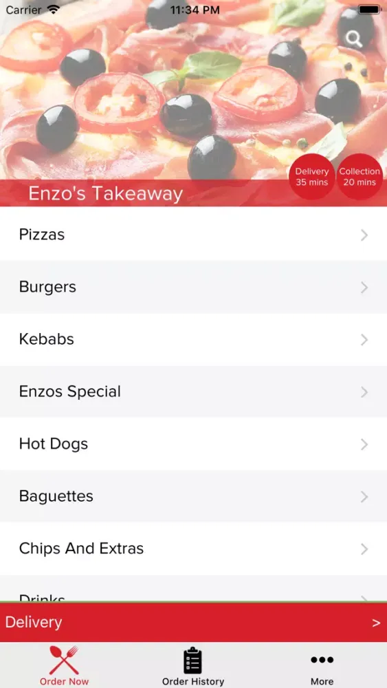 Enzos Takeaway スクリーンショット