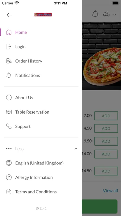 Euro Pizza Wallsend Ekran Görüntüleri