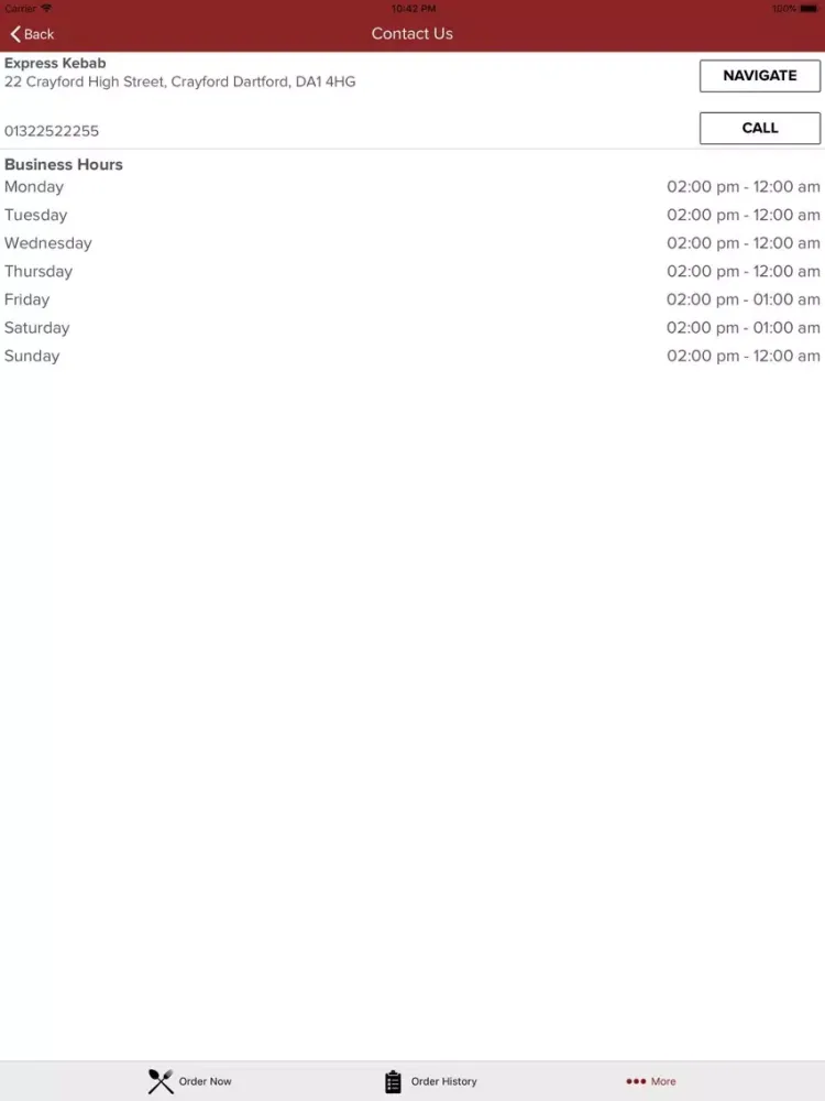 Screenshot di Express Kebab iPad 
