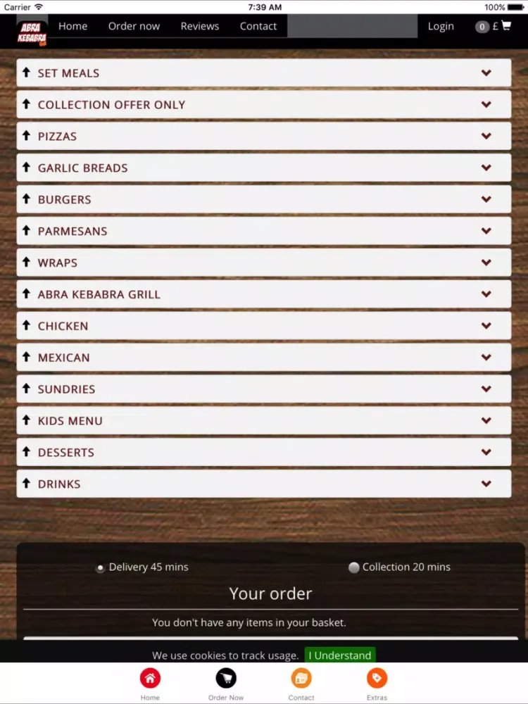 Bravo Pizza-Newbiggin iPad  Screenshots