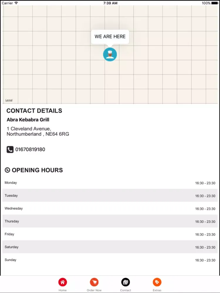 Bravo Pizza-Newbiggin iPad  Screenshots