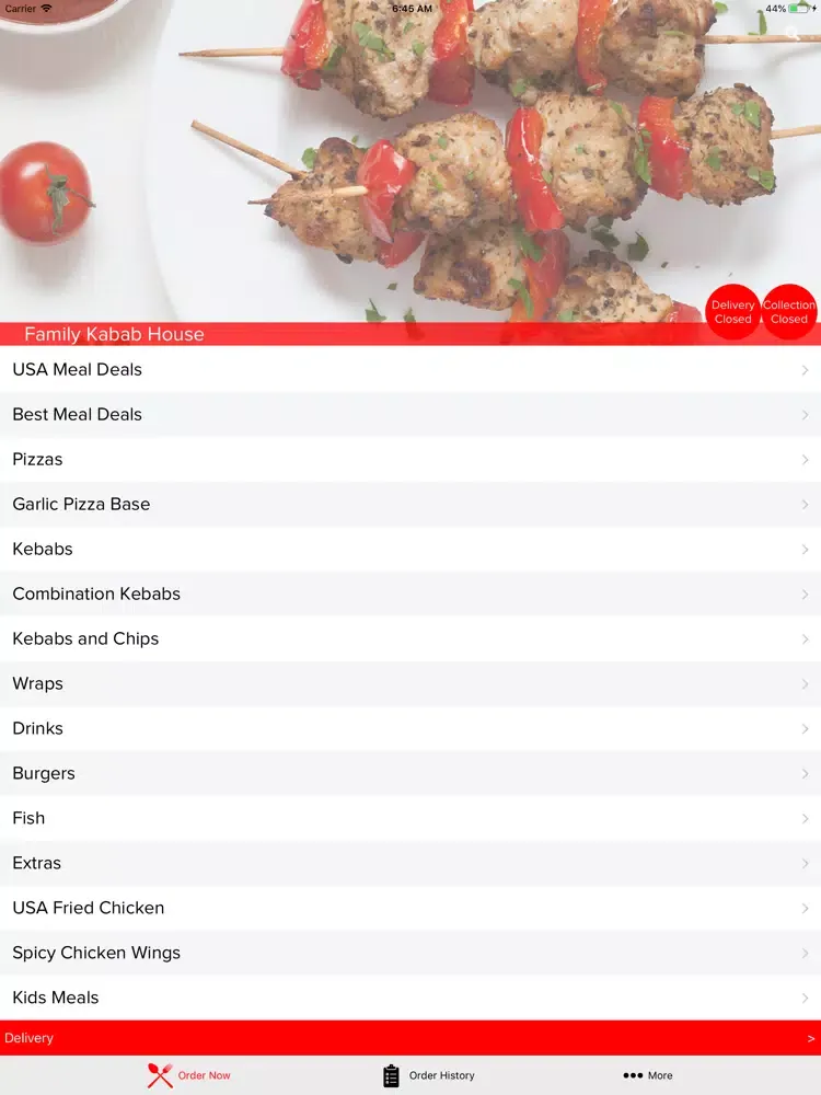 Family Kabab House iPad  স্ক্রিনশট