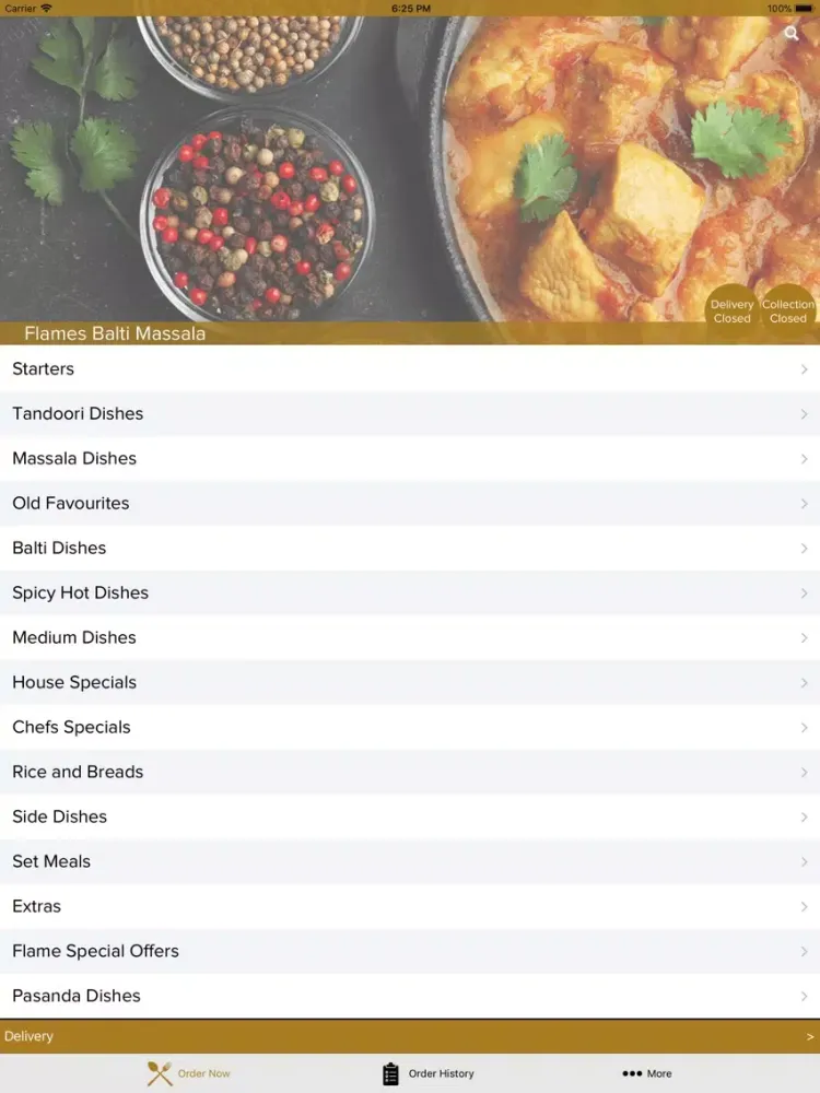 تصاویر Flames Balti Massala iPad 