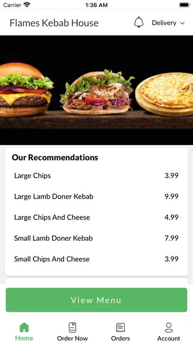 Flames Kebab House स्क्रीनशॉट