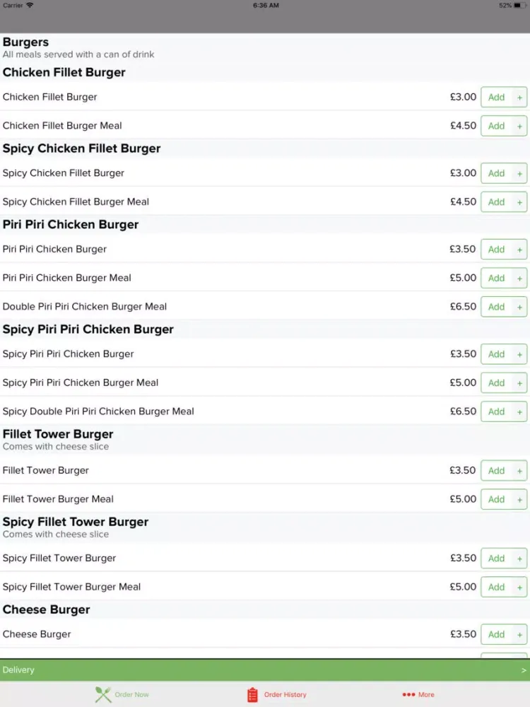 صور Florence Fried Chicken iPad 