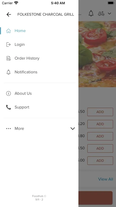 Screenshot di Folkestone Charcoal Grill