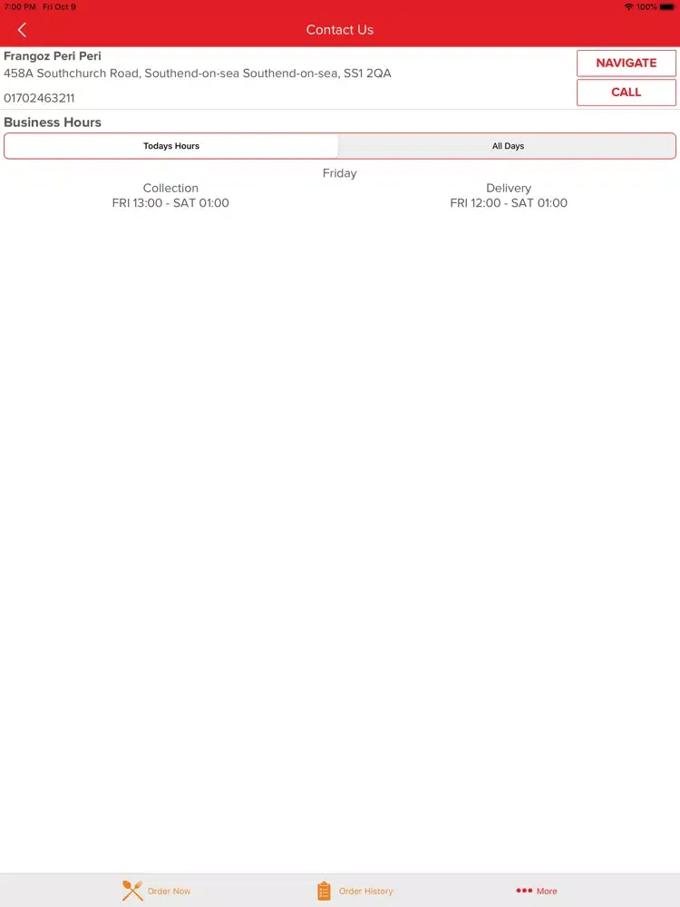 تصاویر Frangoz Peri Peri SS1 2QA iPad 