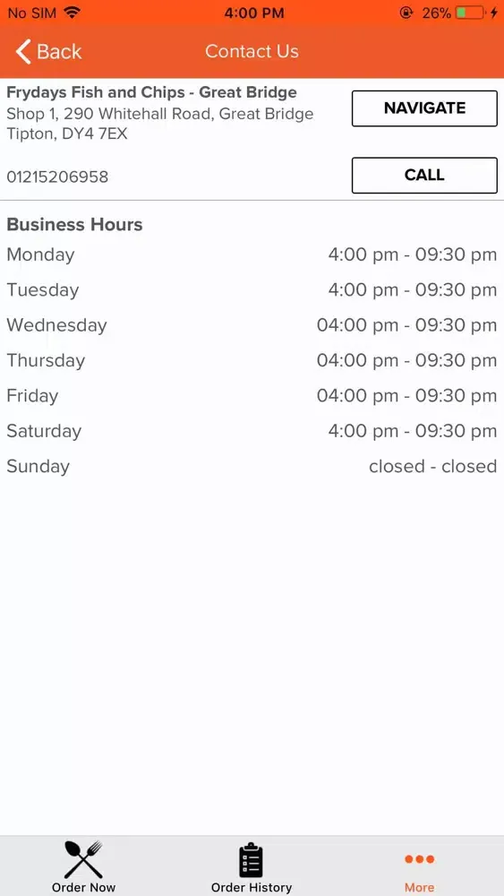 Capturas de pantalla de Frydays Fish and Chips