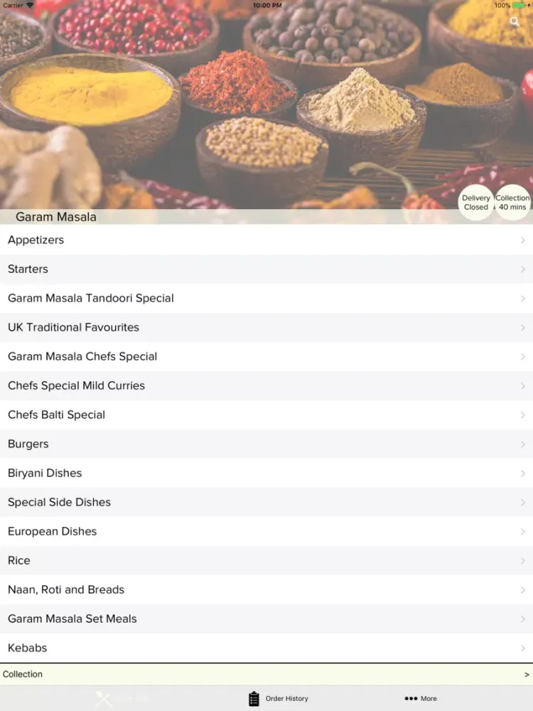 Garam Masala iPad  Screenshots