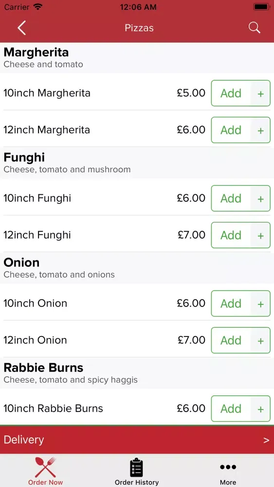 Ginos Edinburgh应用截图