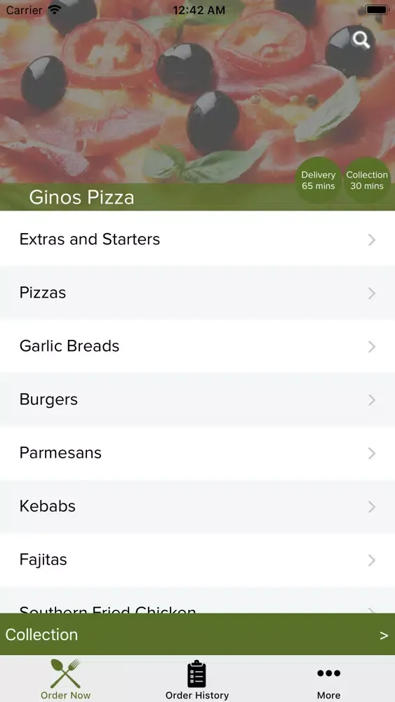 Capturas de pantalla de Ginos Pizza Whitby