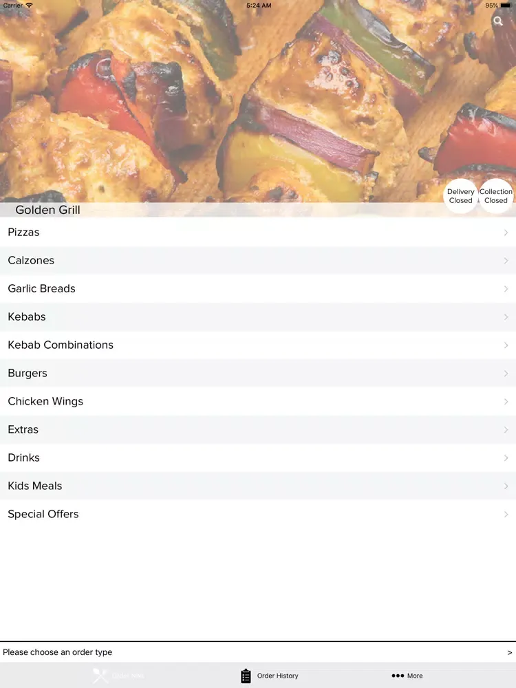 Golden Grill S43 iPad  Screenshots