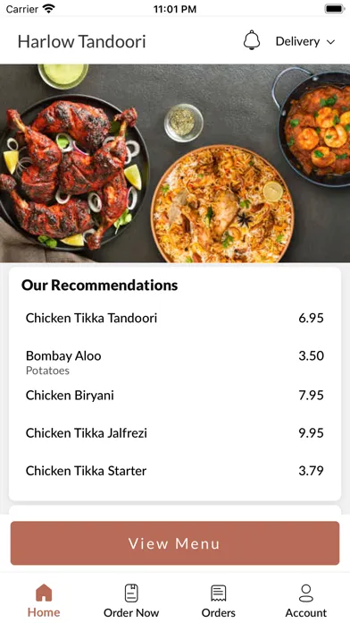 Harlow Tandoori 스크린샷