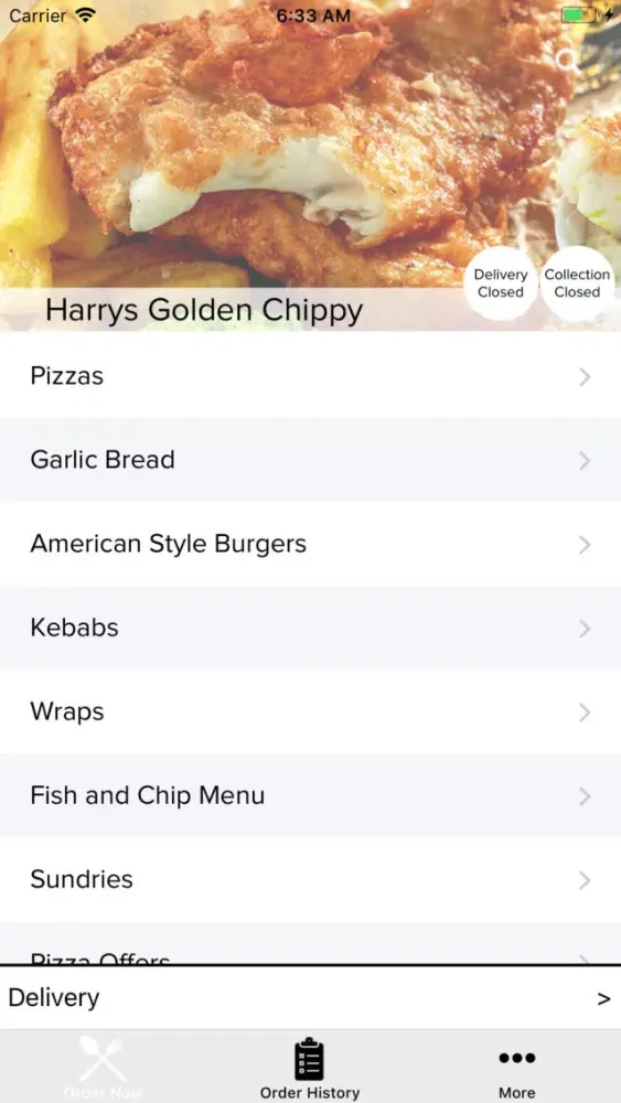 Harrys Golden Chippy NE8应用截图