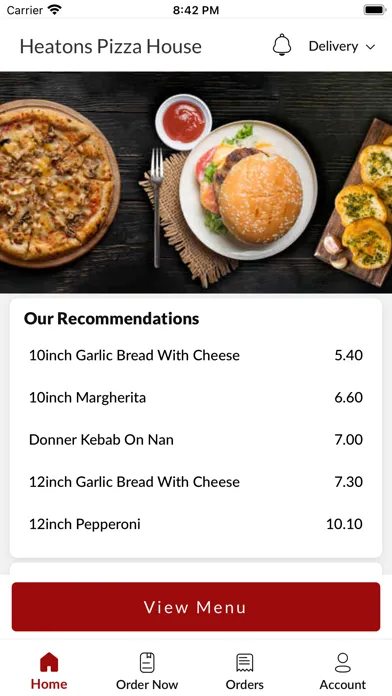Heatons Pizza House Screenshots