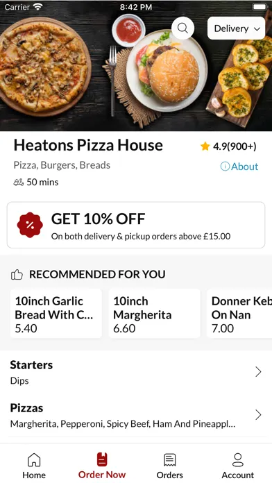 Heatons Pizza House Screenshots