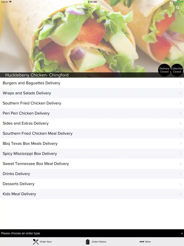 Huckleberry Chicken Chingford iPad  Screenshots