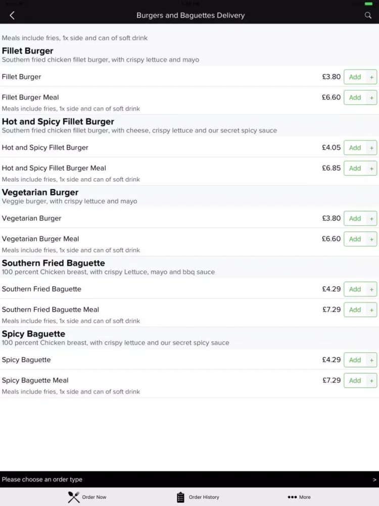 Huckleberry Chicken Chingford iPad  Screenshots