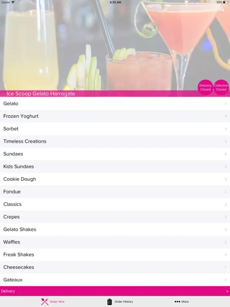 Captures d'écran de Ice Scoop Gelato Harrogate iPad 
