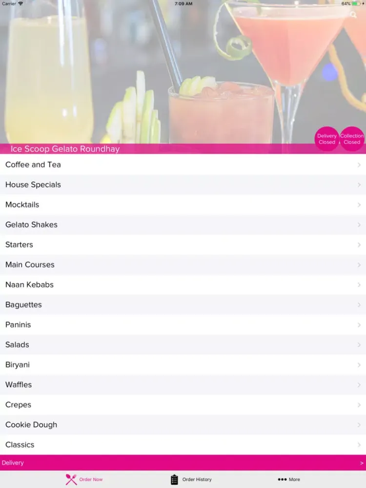 Ice Scoop Gelato Roundhay iPad  Screenshots