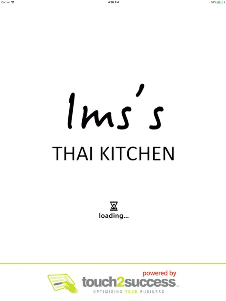 Tangkapan skrin Imss Thai Kitchen iPad 