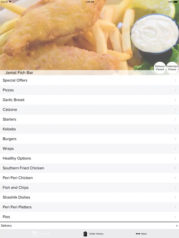 Jamal Fish Bar iPad  Ekran Görüntüleri
