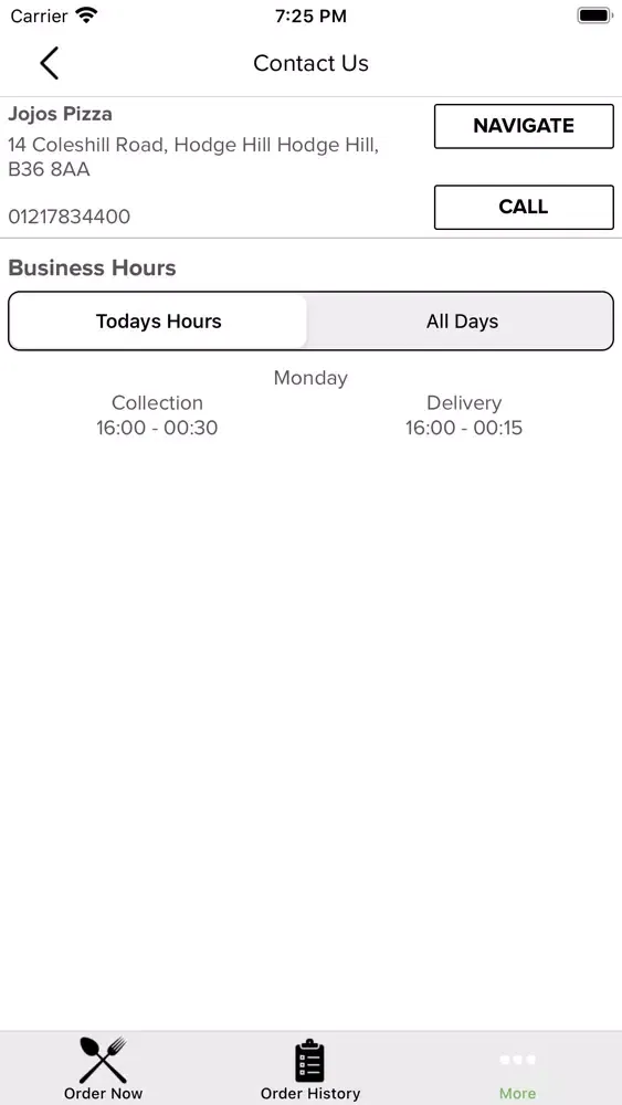 Jojos Pizza-Hodge Hill Screenshots