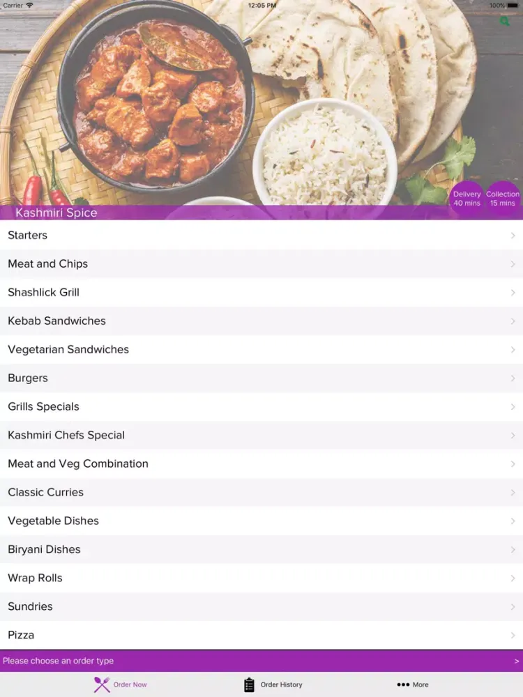 Kashmiri Spice Burnage iPad 應用截圖