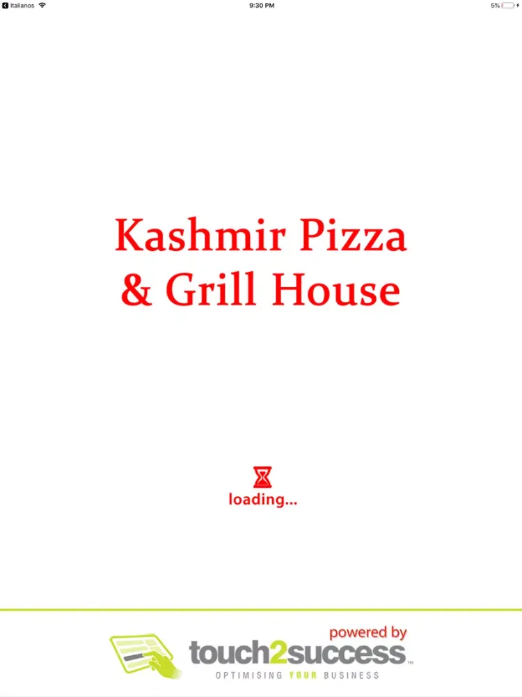 Tangkapan layar Kashmir Pizza and Grill House iPad 