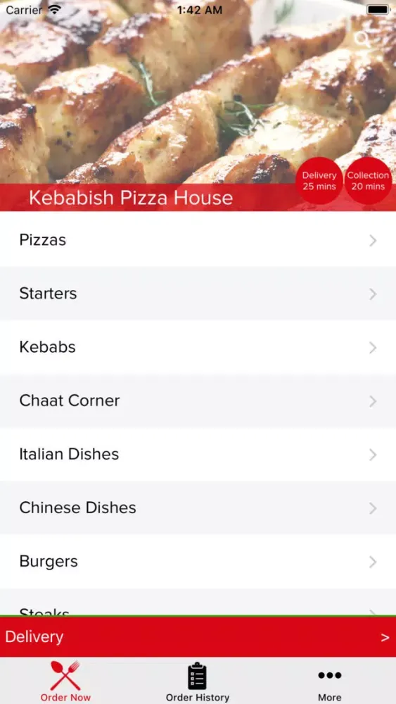 Kebabish Pizza House スクリーンショット