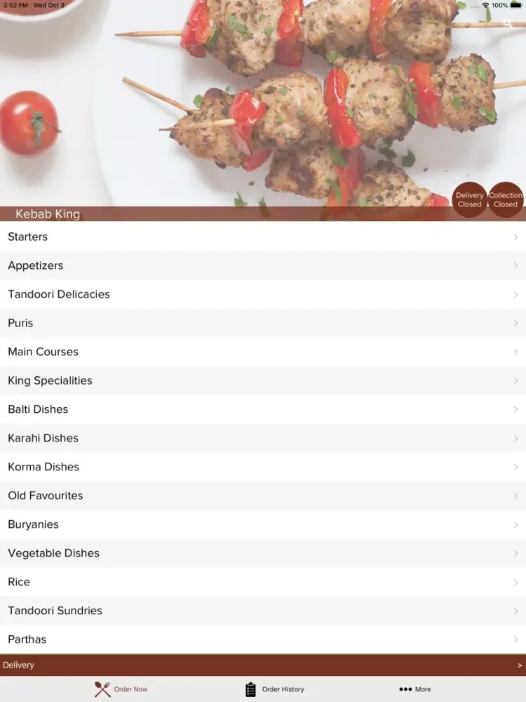 ภาพหน้าจอของ Kebab King East Kilbride iPad 