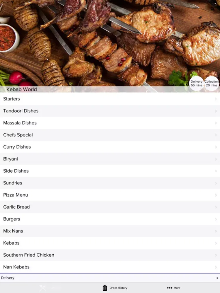 Kebab World Longton iPad  スクリーンショット