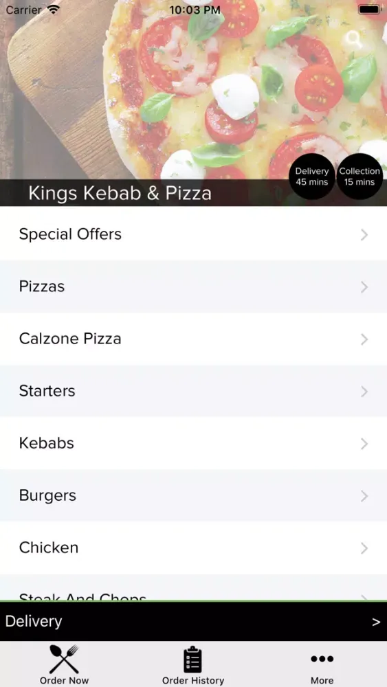 Kings Kebab & Pizza應用截圖