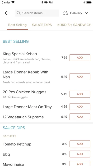 Zrzuty ekranu Kings Pizza Derby