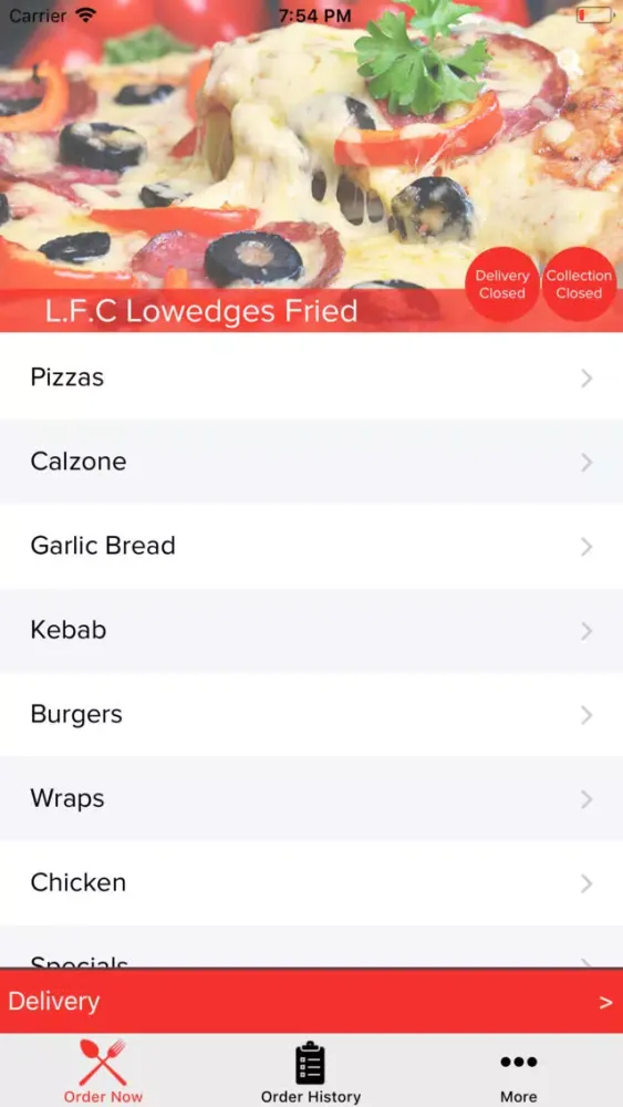 Ảnh chụp màn hình của LFC Lowedges Fried