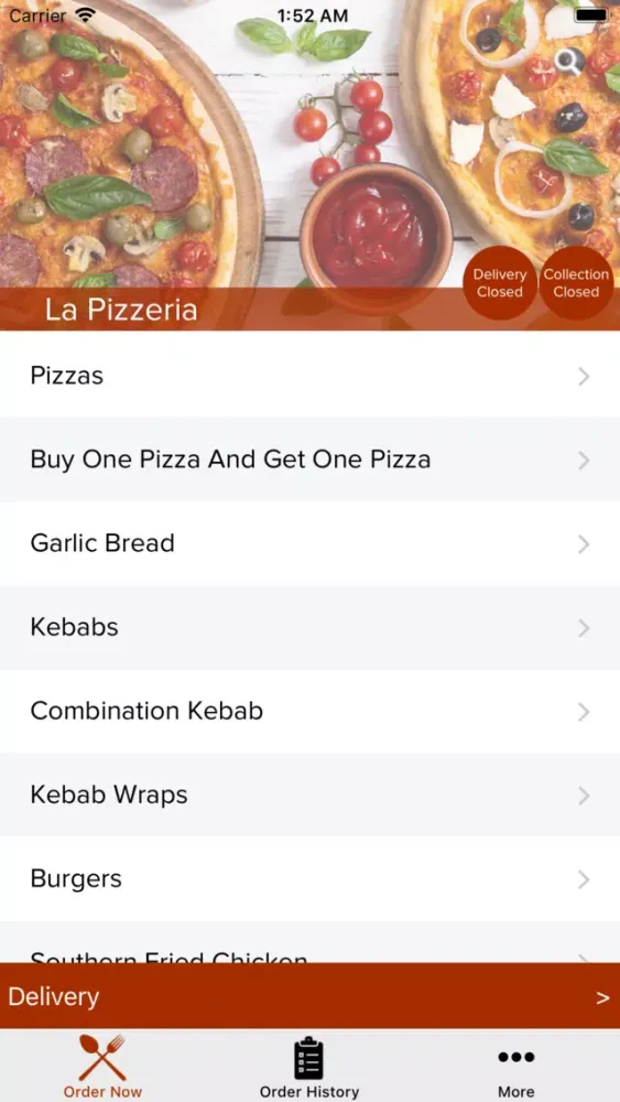 La Pizzeria Bridlington 스크린샷