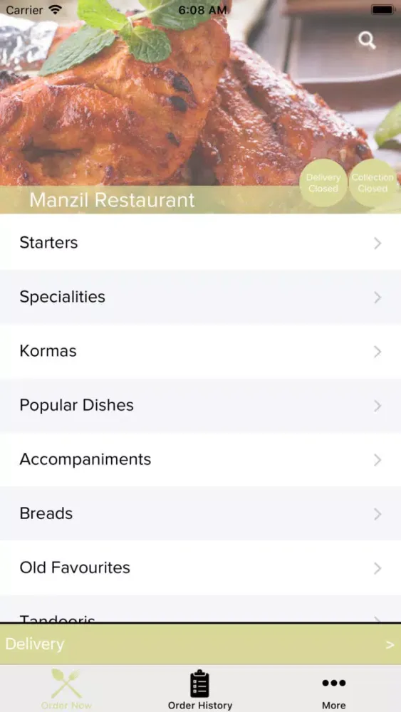 Manzil Restaurant Perth سکرین شاٹس