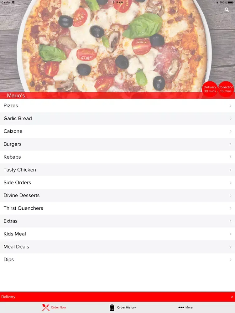 Mario's Barnsley iPad  سکرین شاٹس