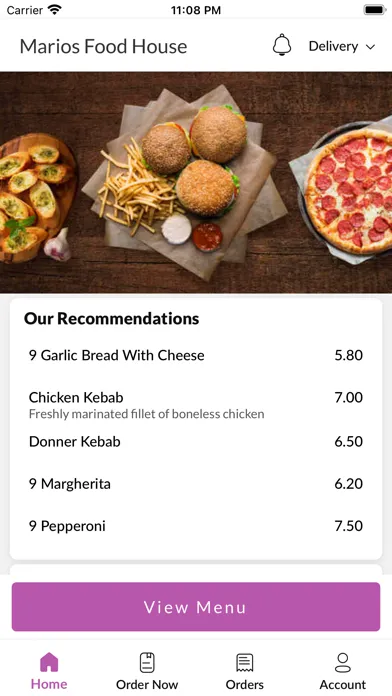 Marios Food House Screenshots
