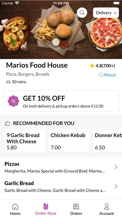 Marios Food House Screenshots